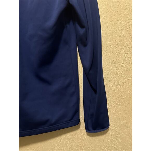 Chicago Cubs Shirt 1/4 ZIp Pullover Fleece Sweater Mens Small Blue MLB - Picture 8 of 8